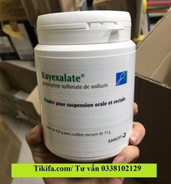 Thuốc Kayexalate 15g Polystyrene Sulfonate giá bao nhiêu mua ở đâu