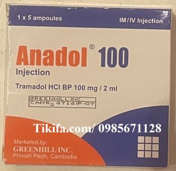 Thuốc Anadol 100mg Inj Tramadol giá bao nhiêu mua ở đâu