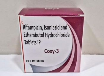 Thuốc Coxy-3 Rifampicin, Isoniazid and Ethambutol hydrochloride giá bao nhiêu mua ở đâu
