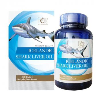 Icelandic Shark Liver Oil 200 viên - Viên dầu gan cá mập